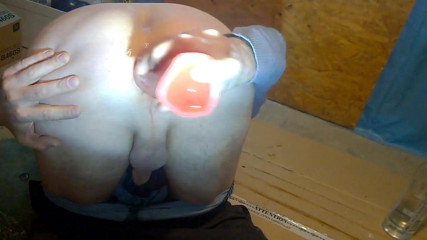 Fucking my gaping asshole with 7,8cm dildo mrz 2016