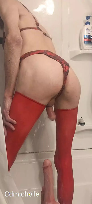 Crossdresser just loves buying and wearing wearing Sexy Swimsuit thumbnail