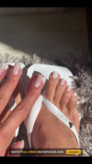 Only Because I Like You and I Love This New Flip-flops I've Made a so Delicious Video Showing All My Perfect Toes so Close