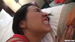 Lets Try Anal - Stephani Is Very Shy and Scared, Because She Wanted to Try Ass Play