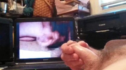 Me masturbating watching me masturbate