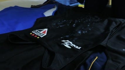 cum on swumisuit spandex SPFC