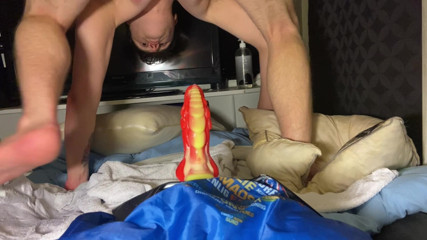 Sub Gay&amp;#039;s Plump Rear Toy Climax Rush