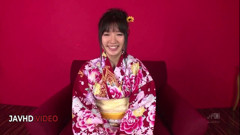 Chiharu's Sensual Kimono Blowjob Leads to Steamy Asian Threesome Experience