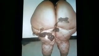 My Hot Sperm on this Sexy BootyFull Curvy BBW Lady Donk