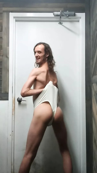 Kevin Cloud wedgies and exposes himself in Tighty Whities