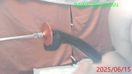 06-15-2025 Rainforest-Man Black Destroyer on Sex Machine.
