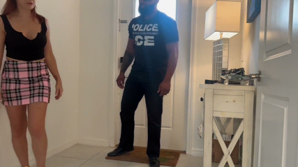 Petite Redhead MILF Avoids Deportation