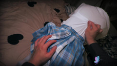 Chinese teenager Wen Ruixin fucks with an older man.