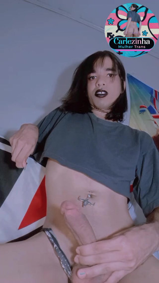 Carlos Henrique  A Carles Cocky woman naughty chick in a cropped top shaking naked showing the hard cock flashing horny moaning loudly mastu | Tranny Update | Porn videos