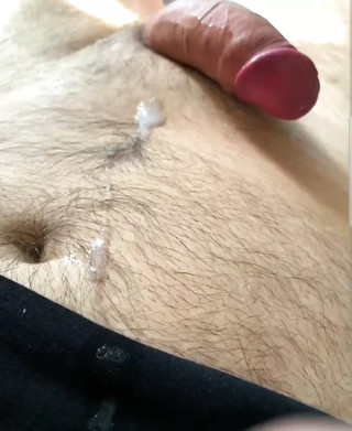 Hot man orgasm on camera