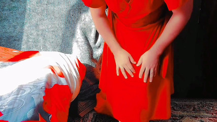 Playful Trans Girl Teasing With Soft Silky Outfit