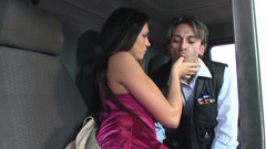 Busty Sluts_scene_3_sexy Busty Brunette in Lingerie Fucking a Huge Cock Inside the Truck.