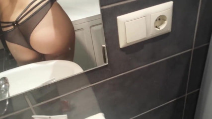 Dance in the bathroom