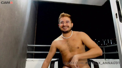 cute Latino jerks off on his balcony CAM4 Male