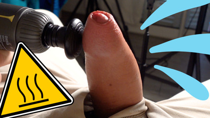 Moaning While My Thick Cock Gets Vibed &amp; Drained