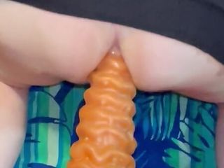 Stuffing massive dildo in my ass fill so good I would sure like to strap it on and shove it up your ass Timmdaddy2000.