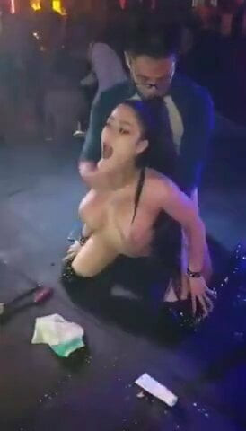 Mexican Fuck Challenge in a disco