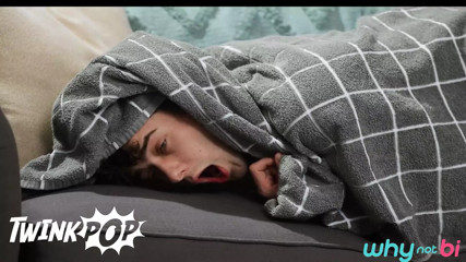 Joey Mills Hides Under The Blanket So Trevor Brooks Fucks His Ass Instead Of The Plastic Toy - TWINKPOP
