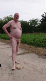 Exhibitionist with Sexy Nylon Fetish on Lonely Dirt Road