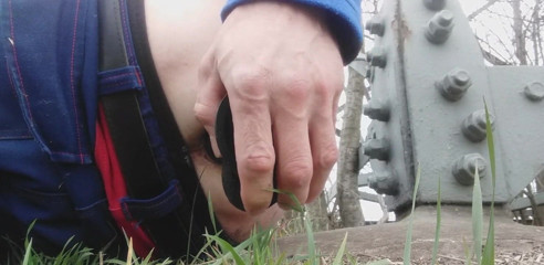 Anal play outdoor