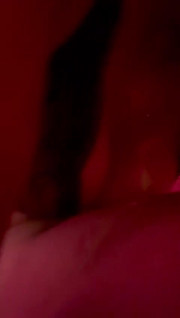Lubed up tit wank