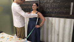 Puja Bhabhi Fuck with Tailor for Stitching a Dress Free of Cost
