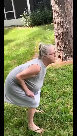 Saggy Tits  Braless Granny