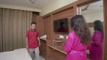 New indian model seduced maid and get her satisfied her hd audio