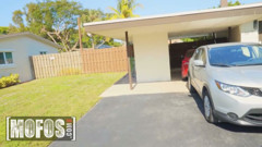 MOFOS - Sabrina Valentine Welcomes Deliveryman J Mac Inside After Seeing The Size Of His Package