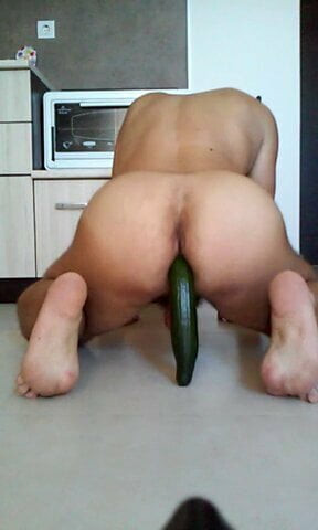 Riding a 30cm cucumber