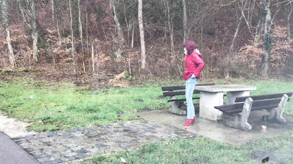 Outdoor Crossdresser and smoke thumbnail