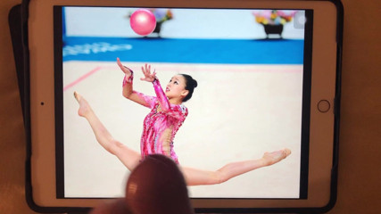 Cute Korean Rhythmic Gymnast Step Son Yeon Jae cum Tribute