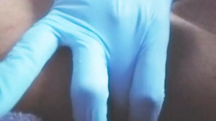 Playing with my wet ass for the first time