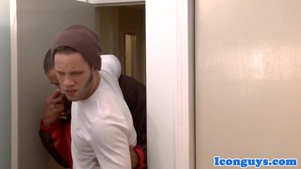 Ebony Bottom Hunk Assfucked Then Jerks Off