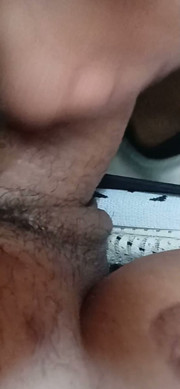 Girlfriend on Her Knees Blowjob