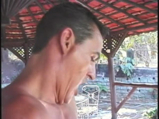 Horny shemales fucking their boys outdoor