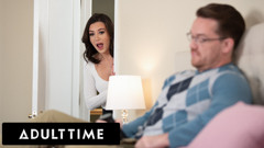 ADULT TIME - PAWG Natalie Brooks Spies On Stepdad Fucking Pocket Pussy & s Him For Taboo Hookup!