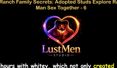 English Audio Gay Sex Story - Ranch Family Secrets: Adopted Studs Explore Raw Man Sex Together - Part 6