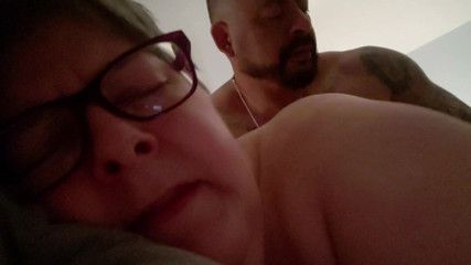 Listen to her getting fucked from behind