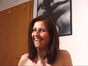 Casting brunette fingered by agent