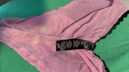 Cum on wife's panties 47