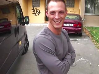 A Hot and Slim German Babe Fucking a Dude in the Car