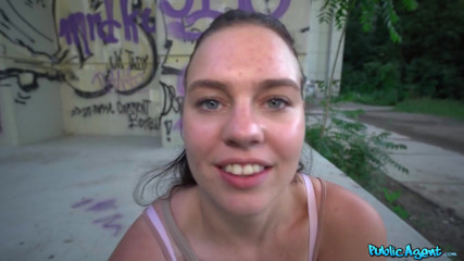 Public Agent – Amateur Keira Flow Cant Wait to Swallow Cum