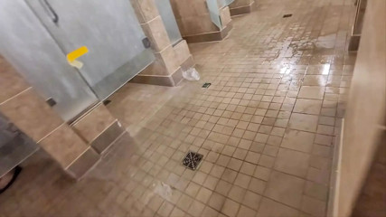 Very Risky Gym locker and shower play with people around. thumbnail