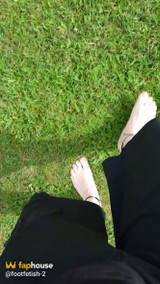 Barefoot in the September North Sea in Wangerland