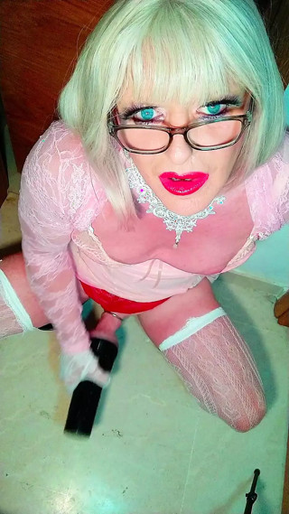 Sissy trans Barbie girl