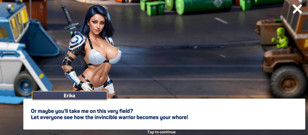 Pointed Breasts Games Play Model