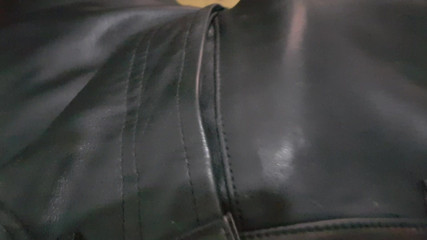 Masturbation leather pants button fly