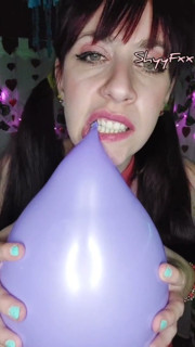 Shyyfxx Happy Carnival! Playing with Balloons All Over My Body- Looner Fetish